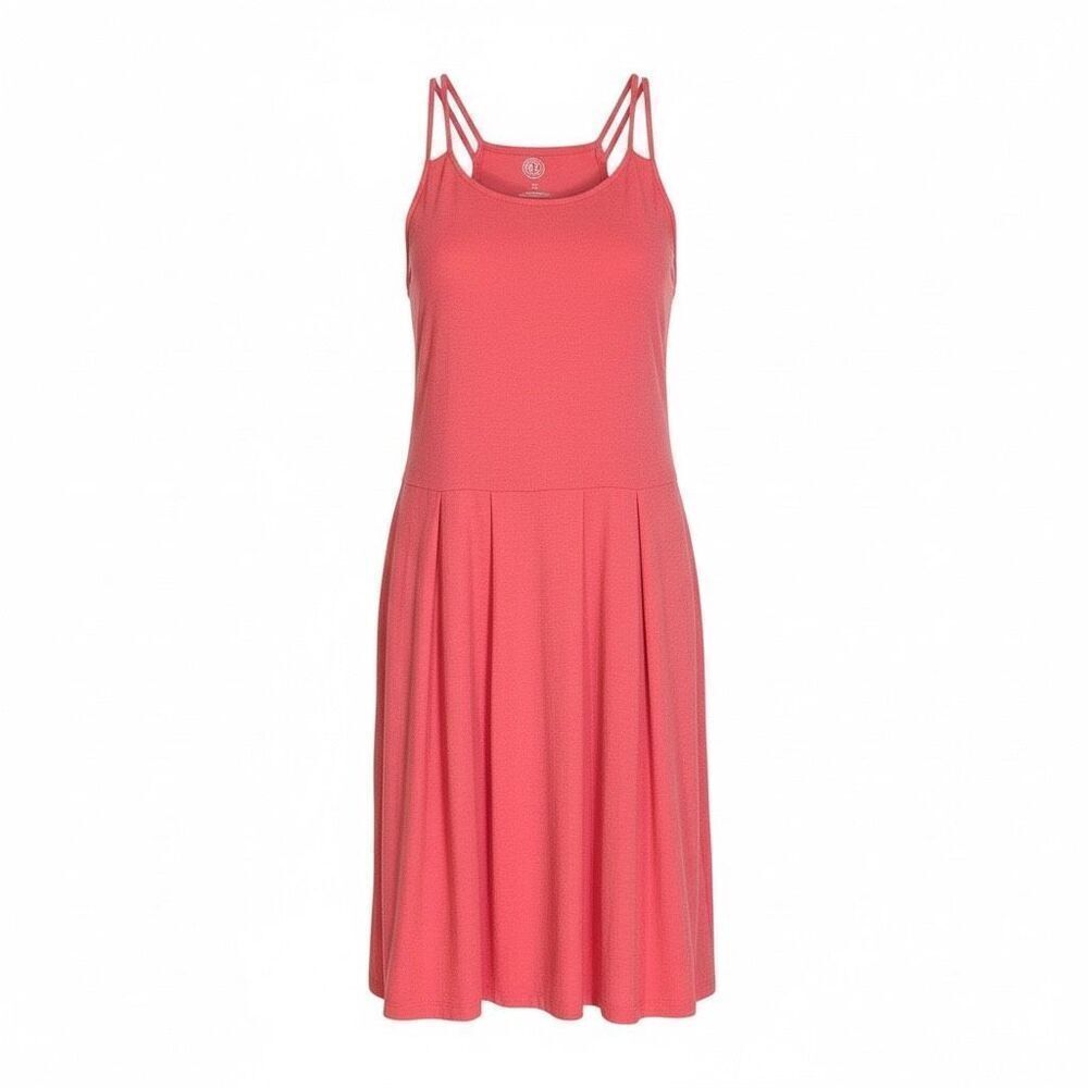 SO Authentic American Heritage Sleeveless Pleated Midi Sundress Coral Size‎ 3X